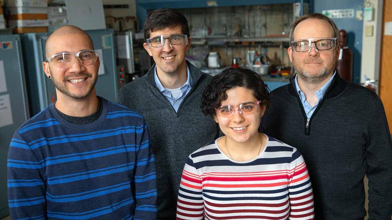 Chemistry faculty and grad students